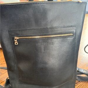 Portland Leather Classic Black Backpack